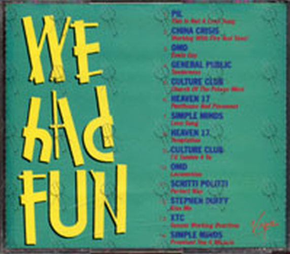 VARIOUS ARTISTS - We Had Fun - The Virgin Years Of Virgin - 2