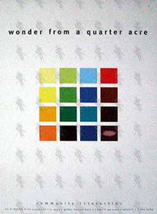 VARIOUS ARTISTS - &#39;Wonder From A Quarter Acre&#39; Compilation Poster - 1