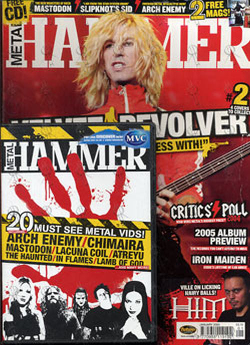 VELVET REVOLVER - 'Metal Hammer' - January 2005 - Duff McKagan On Cover - 1