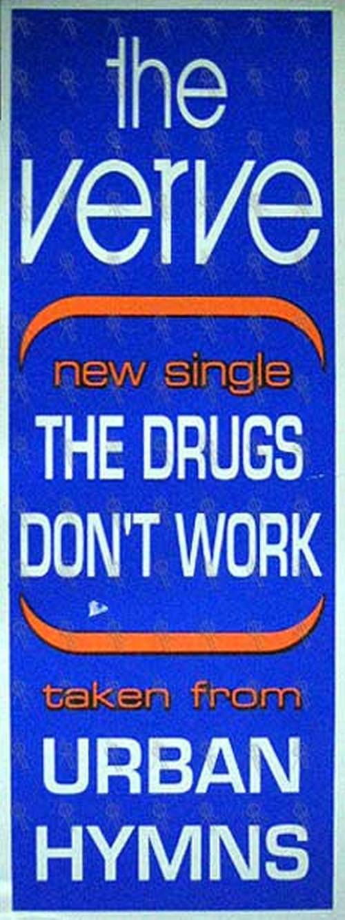 VERVE-- THE - &#39;The Drugs Don&#39;t Work&#39; Single Poster - 1