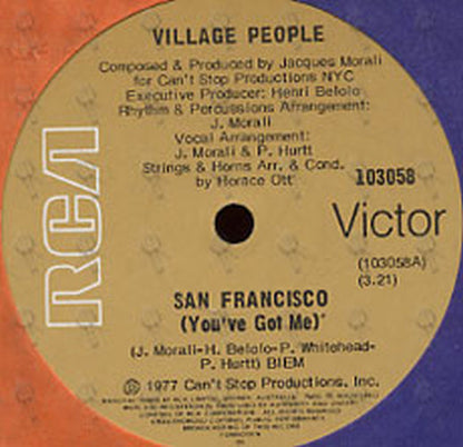 VILLAGE PEOPLE - San Fracisco (You've Got Me) - 2