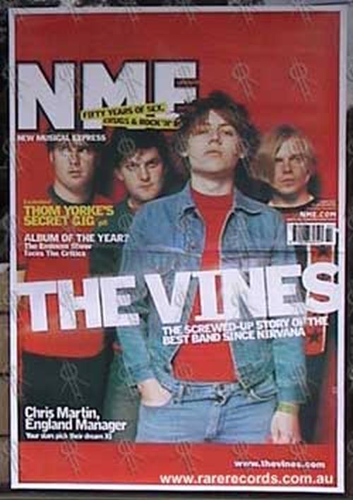 VINES-- THE - NME Magazine Poster - 1