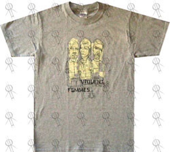VIOLENT FEMMES - 2005 Australian Tour Grey Marle T-Shirt - 1
