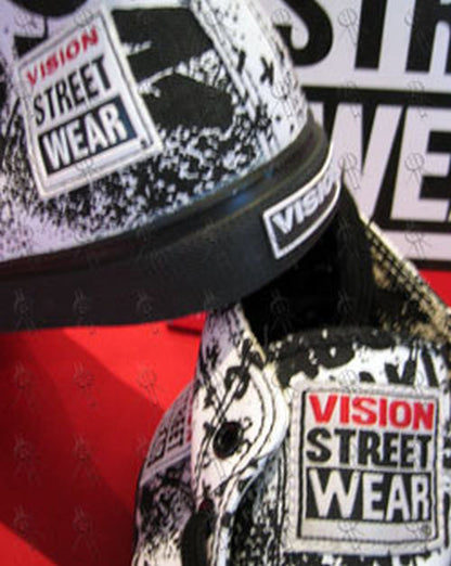 VISION STREET WEAR - White 'Alphabarb' Design High-Top Shoes - 2