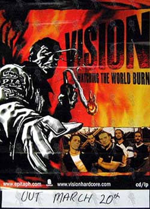 VISION - 'Watching The World Burn' Album Poster - 1