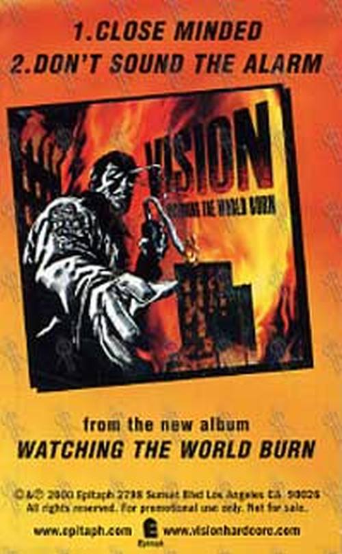 VISION - 'Watching The World Burn' Sampler - 1