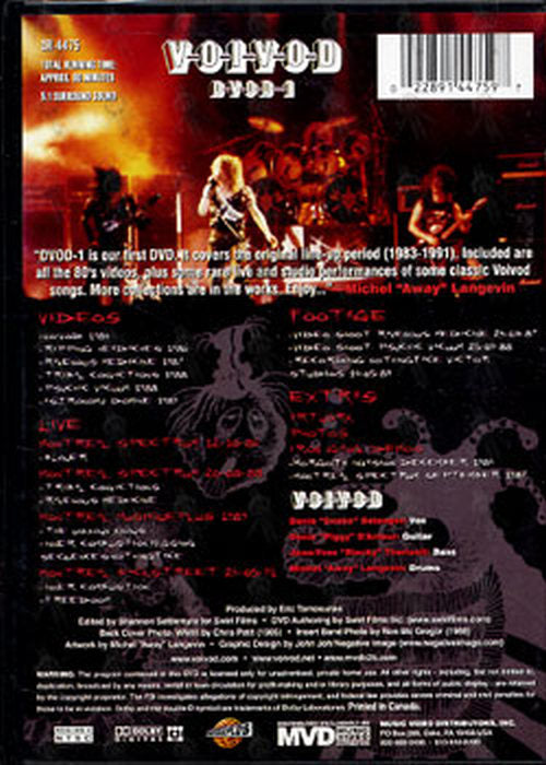 VOIVOD - DVOD-1 - 2