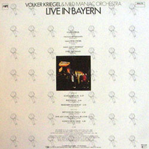 VOLEKR KRIEGEL & MILD MANIC ORCHESTERA - Live In Bayer - 2