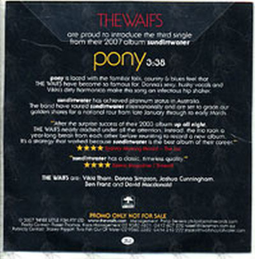 WAIFS-- THE - Pony - 2