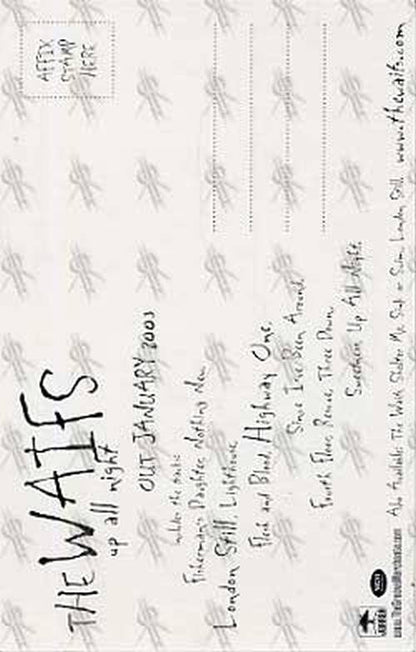 WAIFS-- THE - 'Up All Night' Postcard - 2