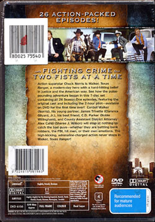 WALKER TEXAS RANGER - Season 1 - 2