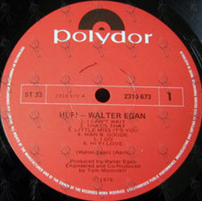 WALTER EGAN AND THE PROFESSIONAL BAND - Hi-Fi - 3