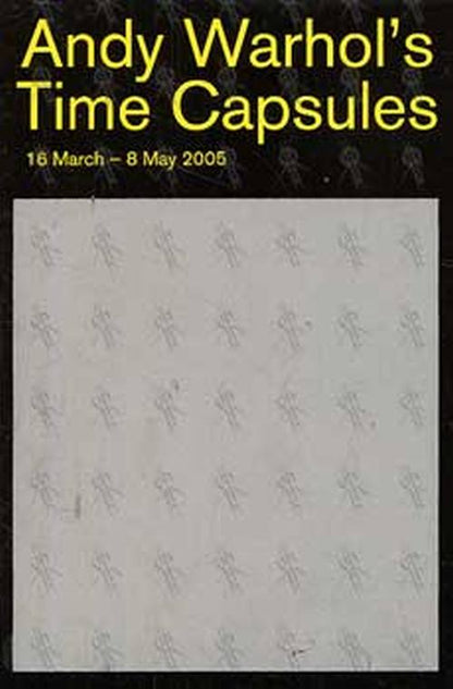 WARHOL-- ANDY - 'Andy Warhol's Time Capsules' NGV Exibition Promo Card - 1