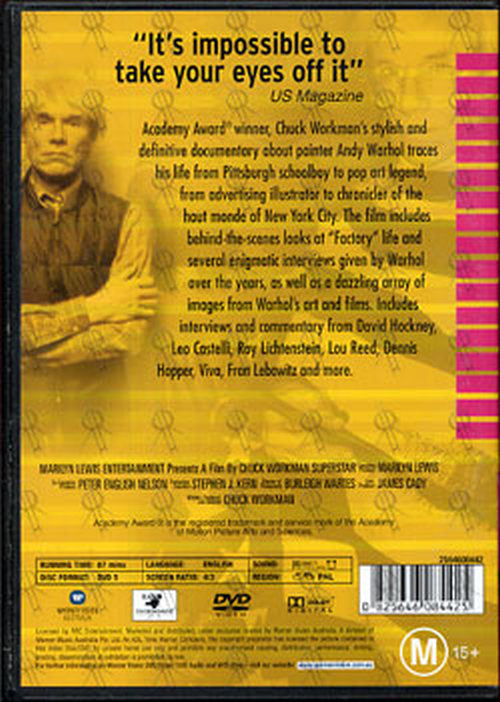 WARHOL-- ANDY - Superstar: The Life And Times Of Andy Warhol - 2