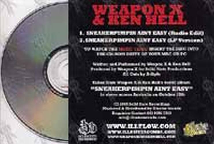 WEAPON X & KEN HELL - Sneakerpimpin Aint Easy - 2