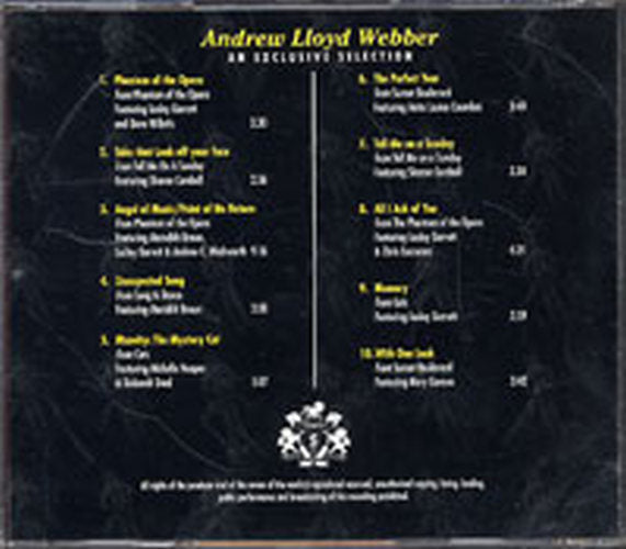 WEBBER-- ANDREW LLOYD - An Exclusive Selection - 2