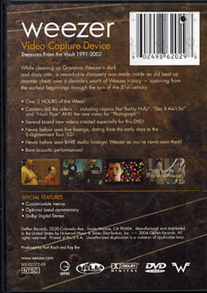 WEEZER - Video Capture Device: Treasures From The Vault 1991-2002 - 2