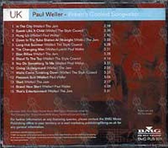 WELLER-- PAUL - Britain's Coolest Songwriter - 2