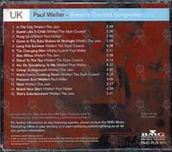 WELLER-- PAUL - Britain&#39;s Coolest Songwriter - 2
