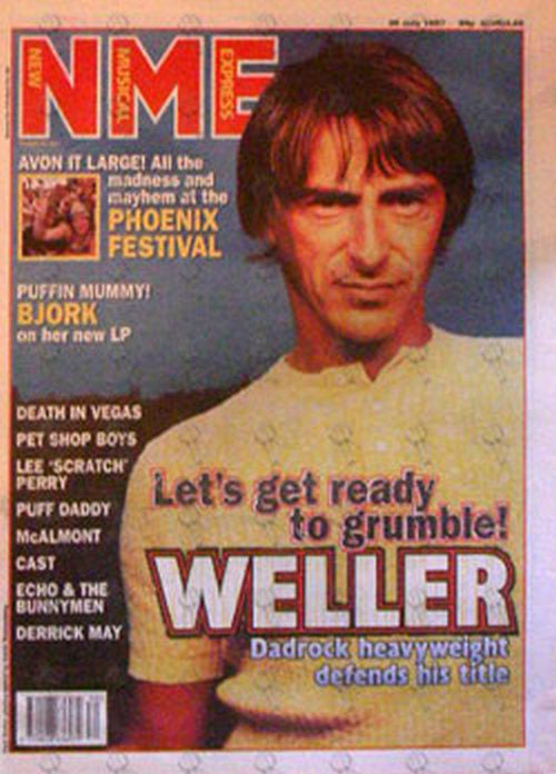WELLER-- PAUL - &#39;NME&#39; - 26 July 1997 - Paul Weller On Cover - 1