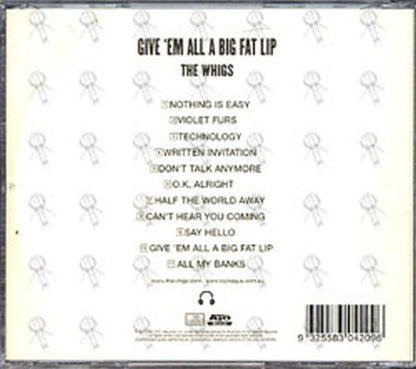 WHIGS -- THE - Give 'Em All A Big Fat Lip - 2