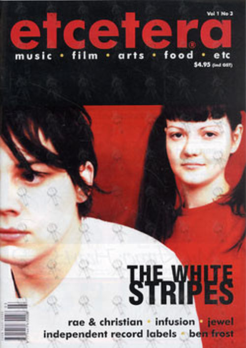 WHITE STRIPES-- THE - &#39;Etcetera&#39; - Volume 1 No. 3 - The White Stripes On The Cover - 1