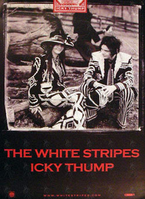 WHITE STRIPES-- THE - Small &#39;Icky Thump&#39; Album Poster - 1