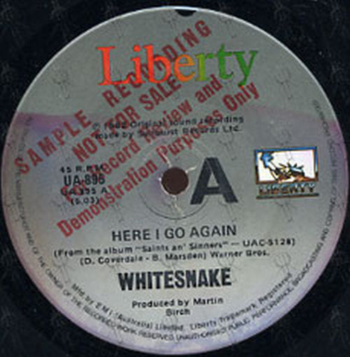 WHITESNAKE - Here I Go Again - 2