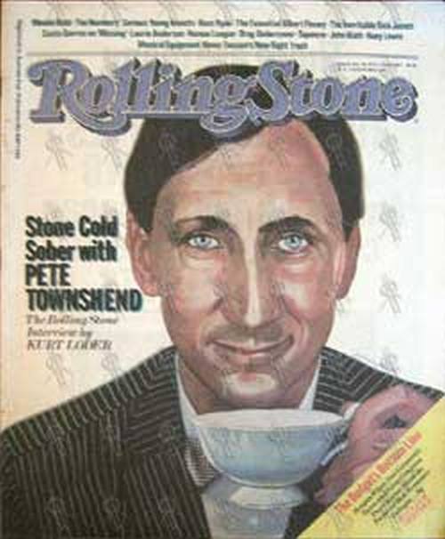 WHO-- THE - &#39;Rolling Stone&#39; - July 15th 1982 - No. 355 - 1