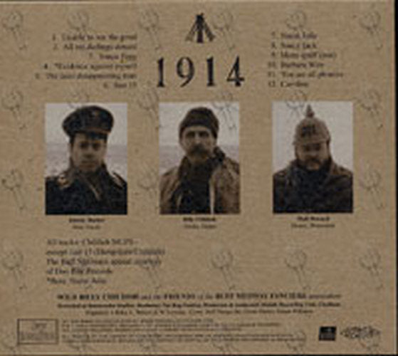 WILD BILLY CHILDISH & THE BUFF MEDWAYS - Steady The Buffs & 1914 - 7