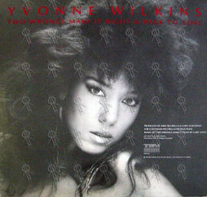 WILKINS-- YVONNE - Two Wrongs Make It Right & Back To Love - 2