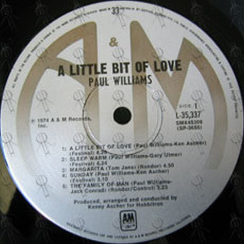 WILLIAMS-- PAUL - A Little Bit Of Love - 3