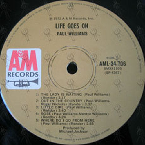 WILLIAMS-- PAUL - Life Goes On - 3