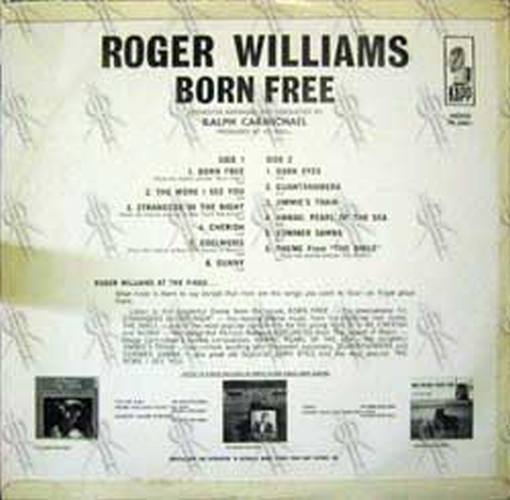 WILLIAMS-- ROGER - Born Free - 2