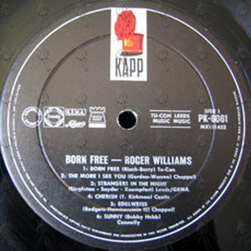WILLIAMS-- ROGER - Born Free - 3