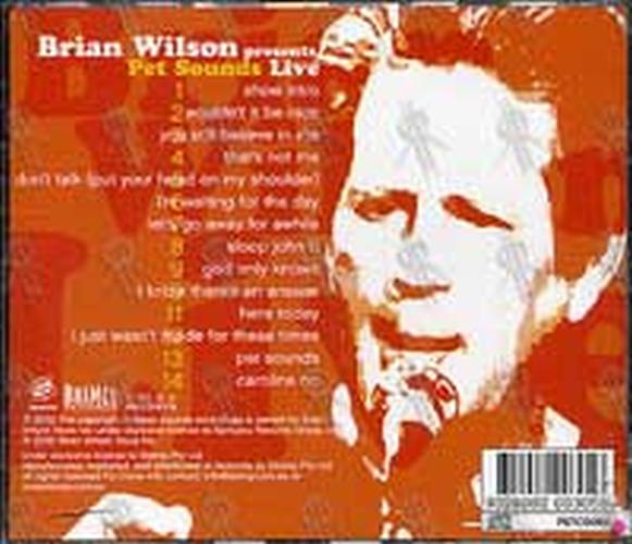 WILSON-- BRIAN - Pet Sounds Live - 2