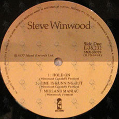 WINWOOD-- STEVE - Steve Winwood - 3