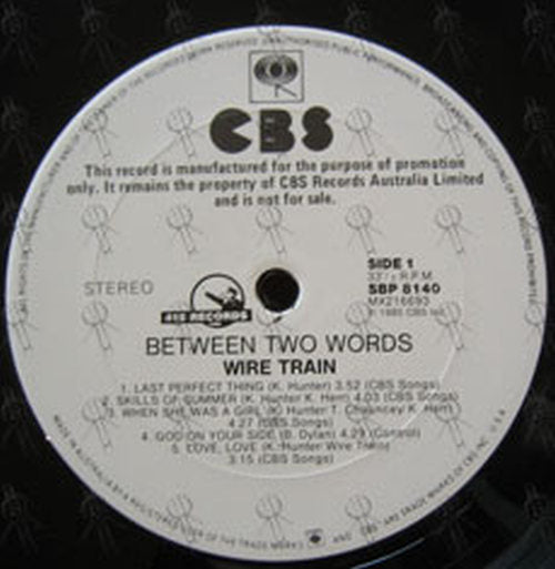Between Two Words - Rare Records Au