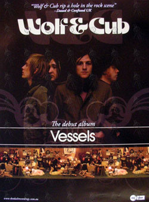 WOLF & CUB - 'Vessels' Album Promo Poster - 1