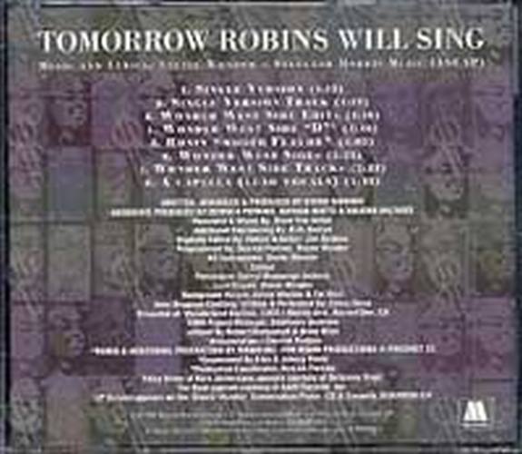 WONDER-- STEVIE - Tomorrow Robins Will Sing - 2