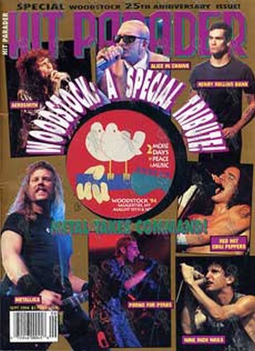 WOODSTOCK - &#39;Hit Parader&#39; - September 1994 - Woodstock 25th Anniversary Issue - 1
