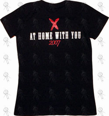 X - Black 'At Home With You 2007' Girls T-Shirt - 3
