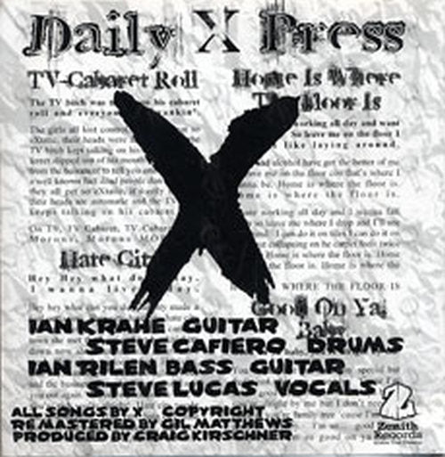 X - Hate City - Daily X Press - 1