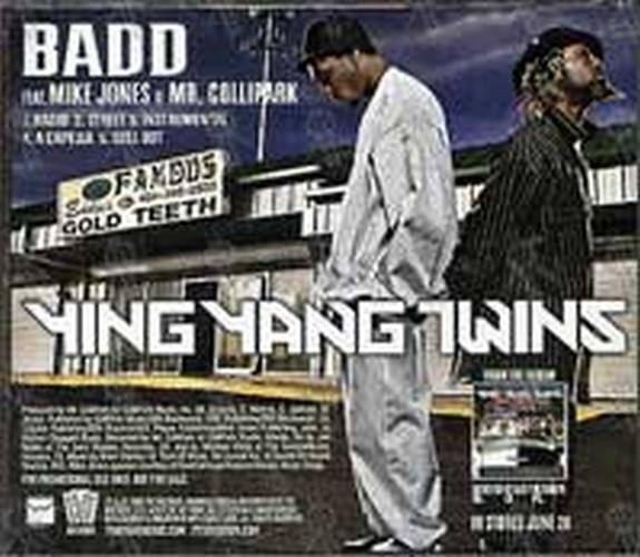 YING YANG TWINS - Badd (Featuring Mike Jones And Mr. Collipark) - 2