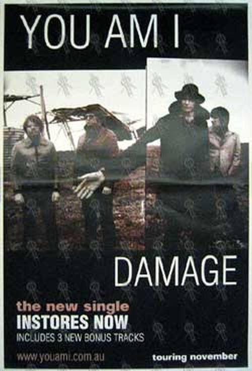 YOU AM I - 'Damage' Single Poster - 1