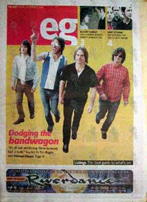 YOU AM I - 'Eg' - 'The Age' Friday Oct 4 2002 - You Am I On The Cover - 1