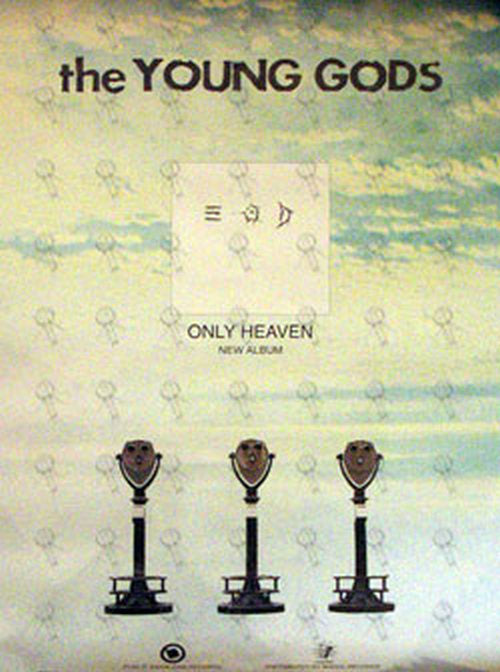YOUNG GODS-- THE - &#39;Only Heaven&#39; Album Promo Poster - 1