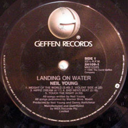 YOUNG-- NEIL - Landing On Water - 3