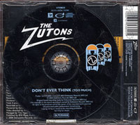 ZUTONS-- THE - Don't Ever Think - 2