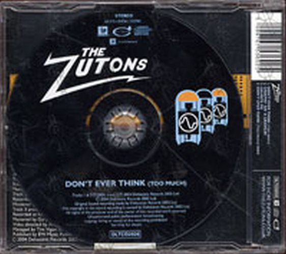 ZUTONS-- THE - Don&#39;t Ever Think - 2